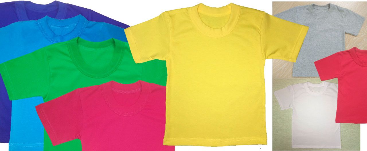 Футболки однотонні оптом та в роздріб від виробника.