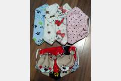 Маска бытовая двухслойная на резинке детская