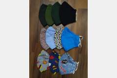 Маска бытовая двухслойная на резинке