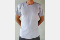 Футболка мужская серый-меланж