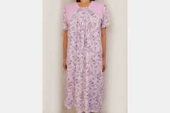 Сорочка с кокеткой комби