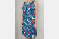 Cарафан-халат на молнии с карманами