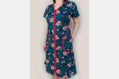 Халат на блискавці з кишенями