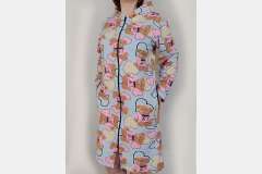 Халат с капюшоном женский