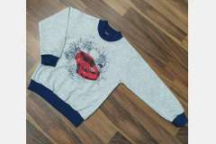 Джемпер сірий з накатом