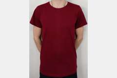 Футболка бордо