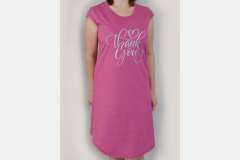 Туника однотонная с накатом