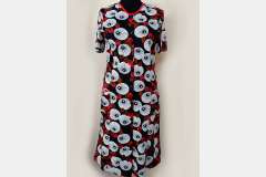 Халат на гудзиках з поясом